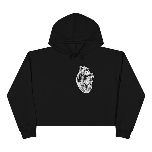Heart On Your Cropped Hoodie