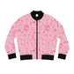 Bad Witch Club Woven Bomber Jacket - Pinky