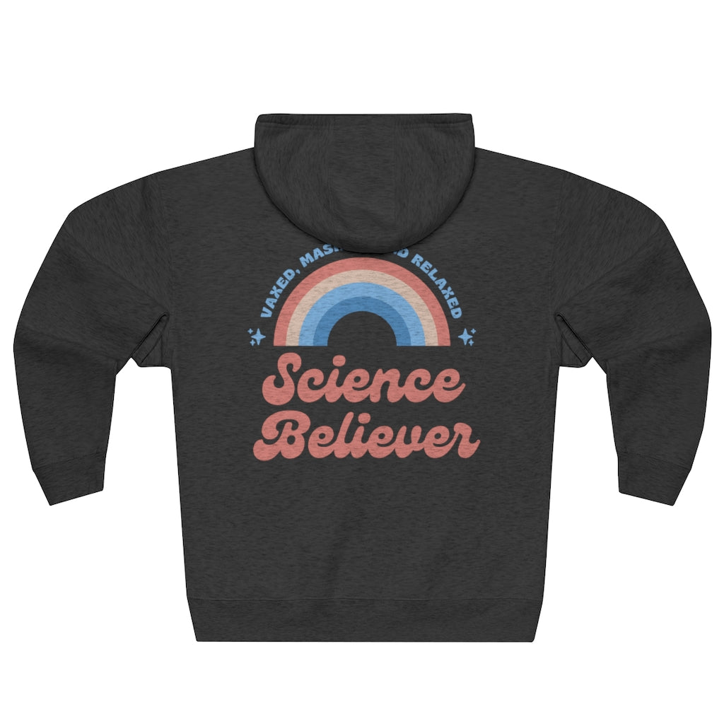 Science Believer Unisex Premium Full Zip Hoodie