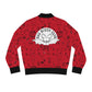 Bad Witch Club Woven Bomber Jacket - Red