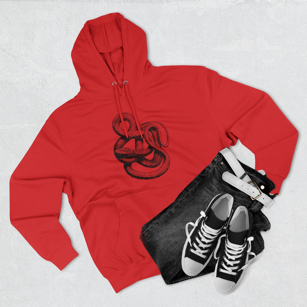 Coiled Snake - Unisex Premium Pullover Hoodie