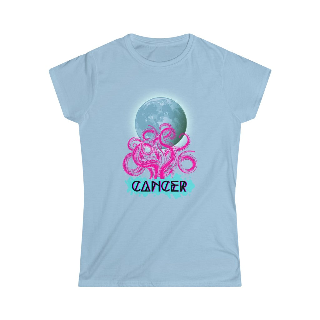 Cancer Sea Monster Fitted Tee