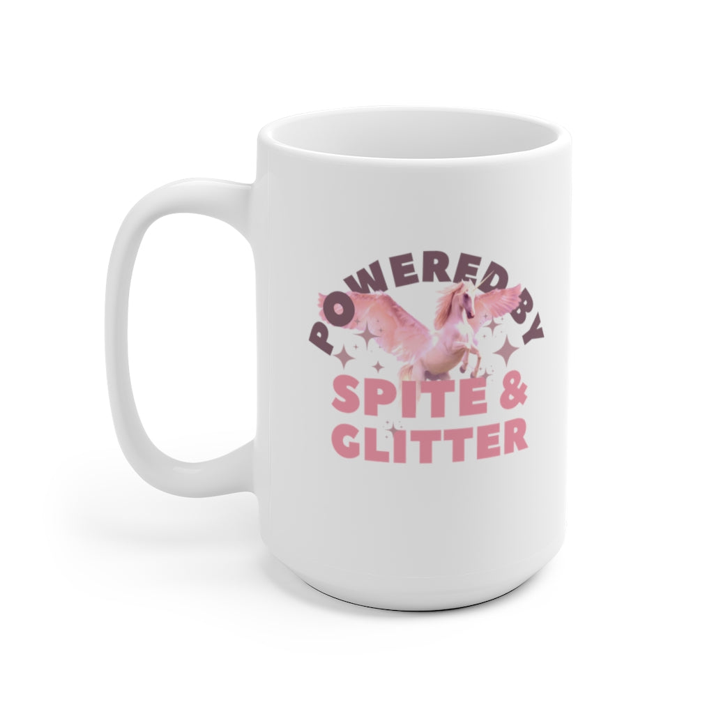 Powered by Spite & Glitter Mug - 11oz or 15oz