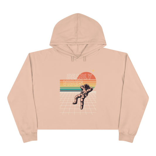 Deadly Vibes Space Cropped Hoodie