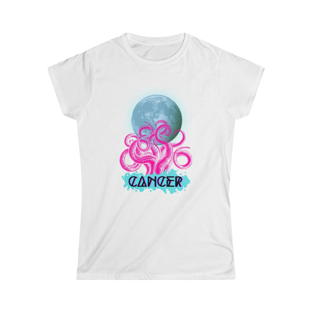 Cancer Sea Monster Fitted Tee