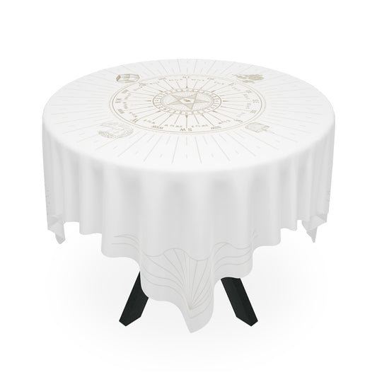 Element Compass - White Table or Alter Cloth