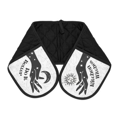 Kitchen Witch Double Oven Mitts