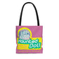 Life-Sized Haunted Doll Pink Tote