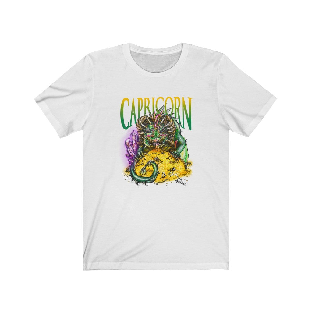 Capricorn Dragon Graphic Tee Shirt