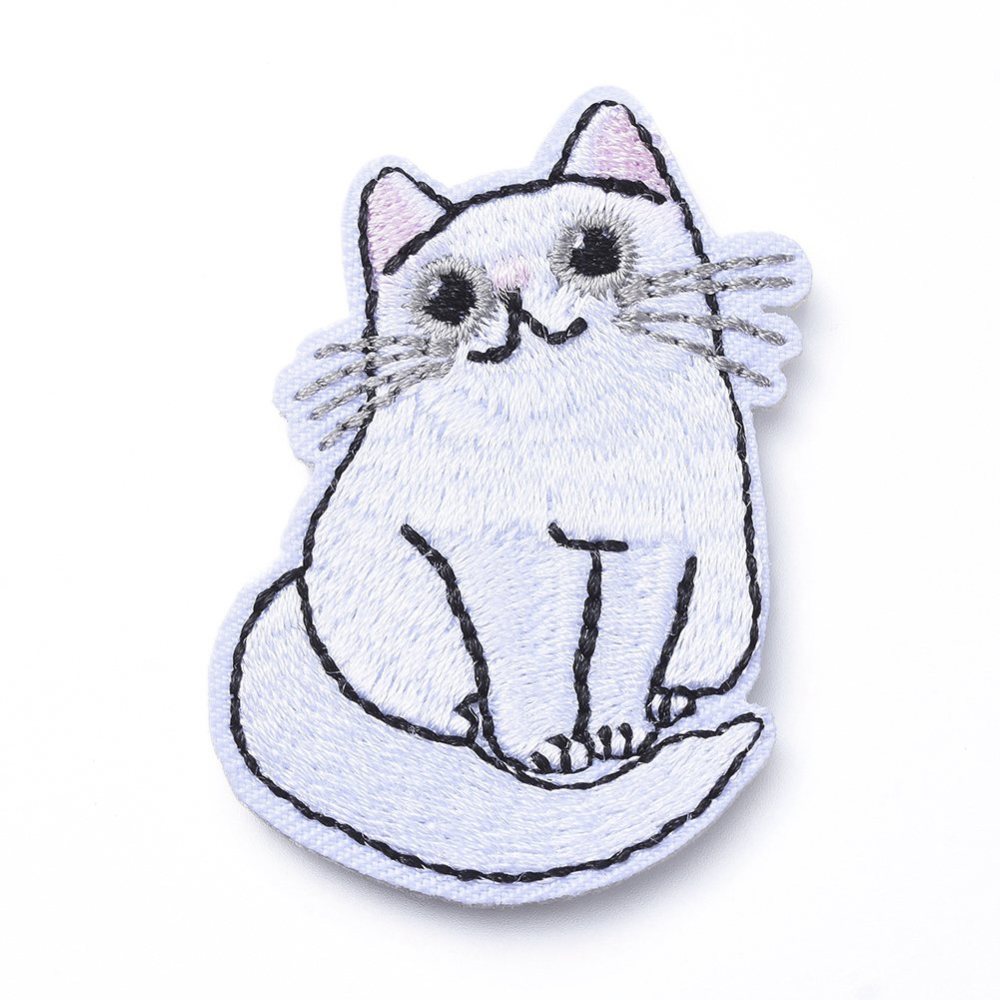 Tripping Hairballs - Embroidered Iron-On Patch