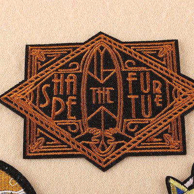 Shape the Future - Embroidered Iron-On Patch