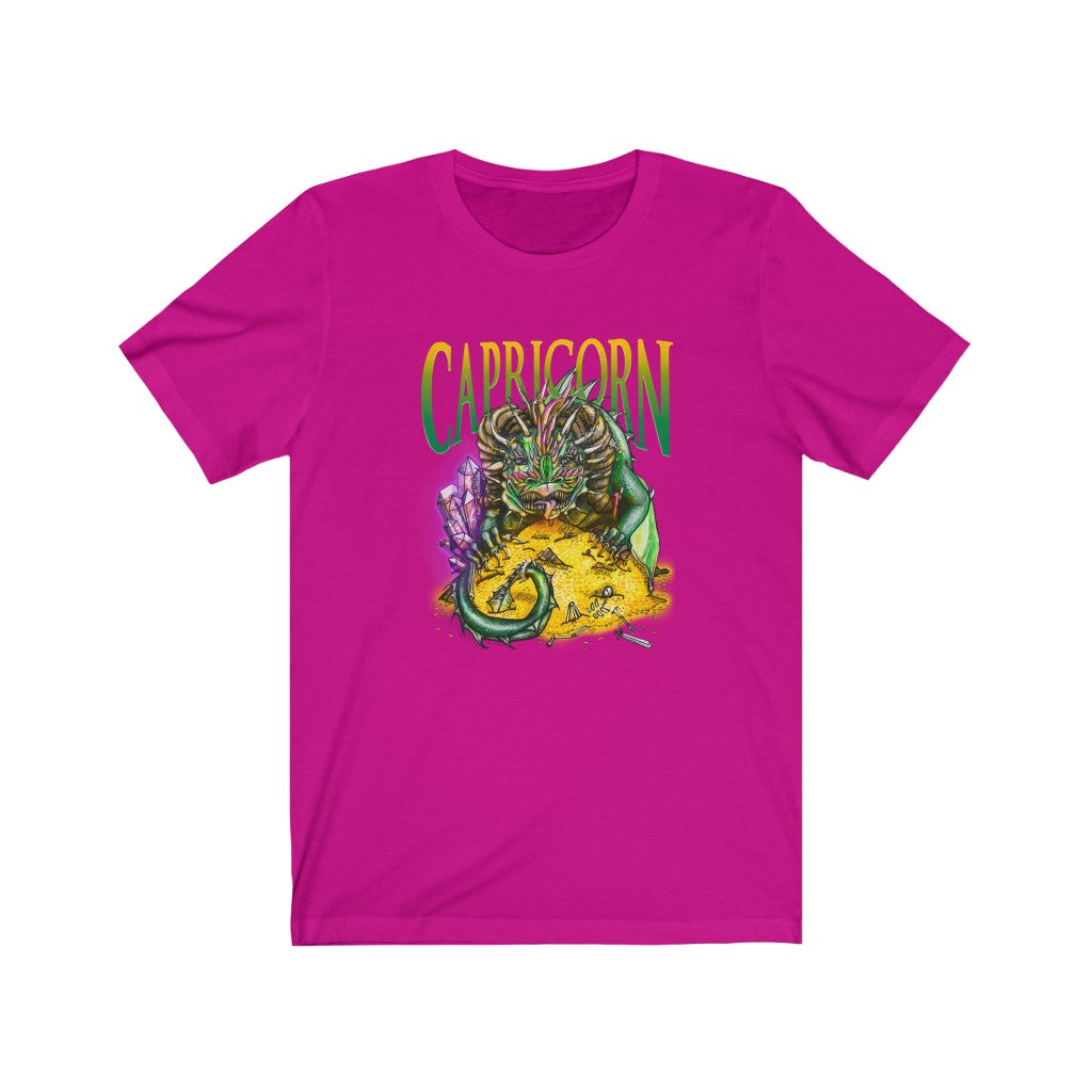 Capricorn Dragon Graphic Tee Shirt