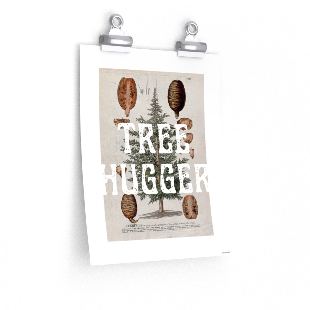Cedar Tree Hugger - Premium Matte Poster Print