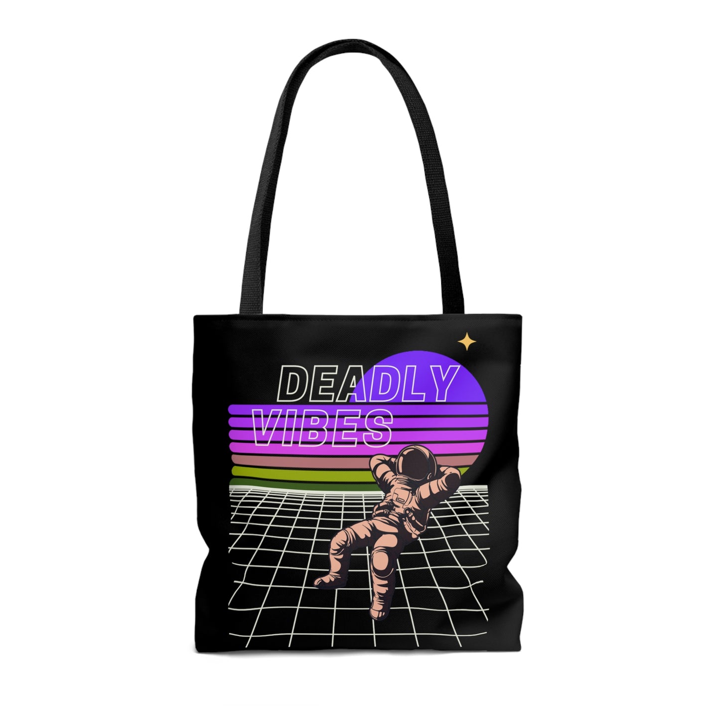 Deadly Vibes Space Black Tote