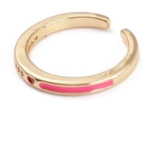 18K Stackable Heart Ring