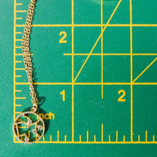 Zodiac Constellation Charm 18K Gold Necklace