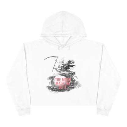 The Moon Made Me Cropped Hoodie