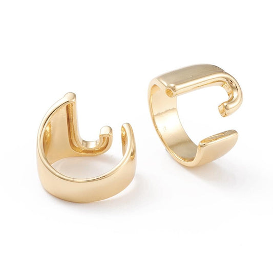 18K Initial Cocktail Ring