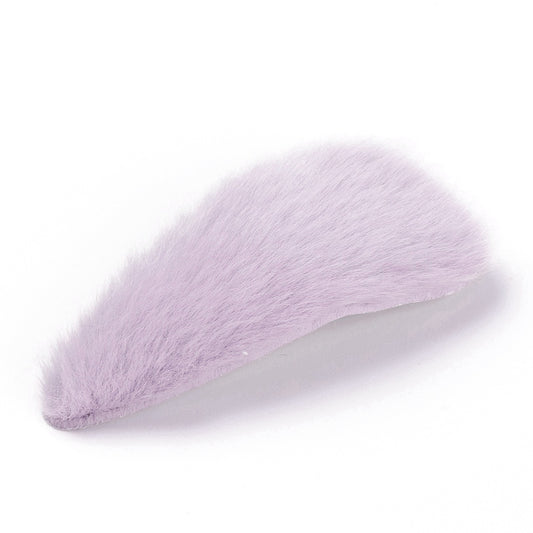 2-Pack Faux Fur Holiday Hairclips