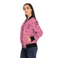 Bad Witch Club Woven Bomber Jacket - Pink