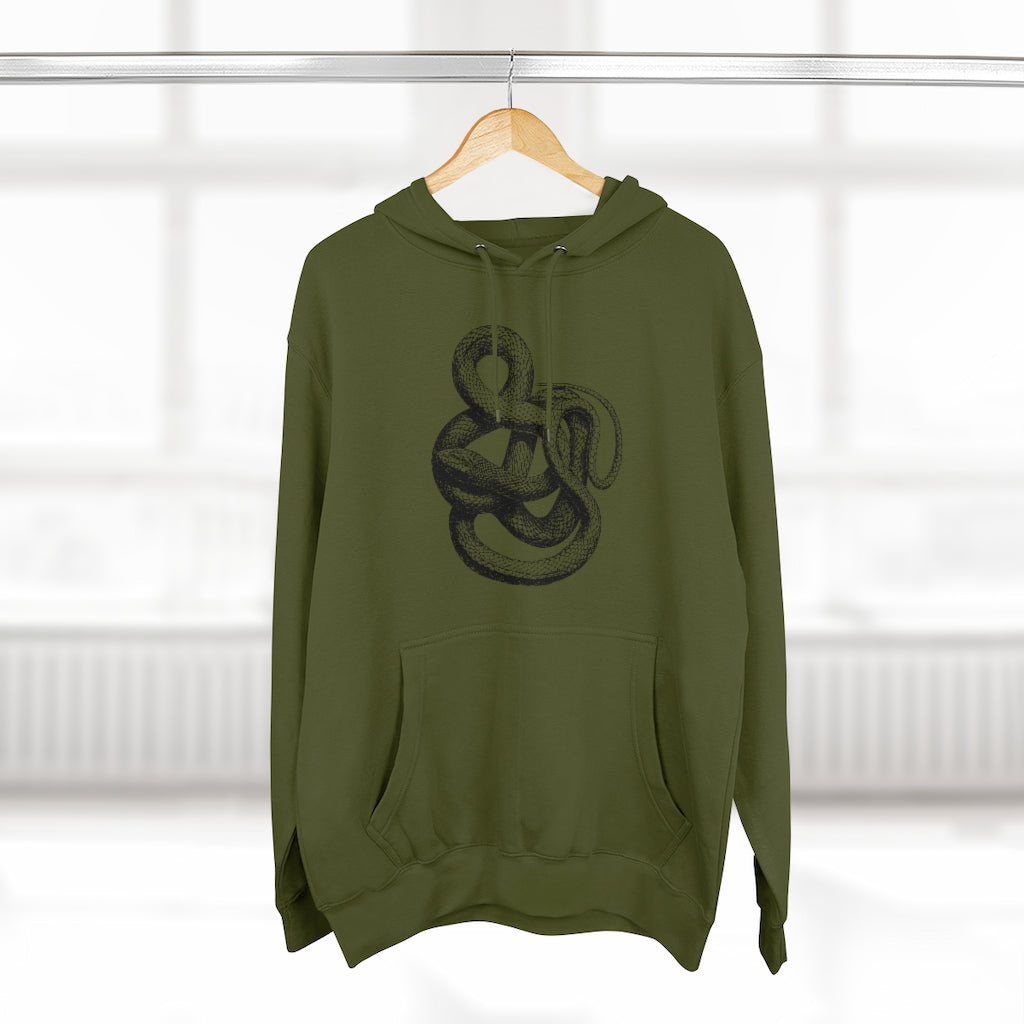 Coiled Snake - Unisex Premium Pullover Hoodie
