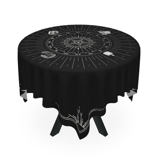 Element Compass - Black Table or Alter Cloth