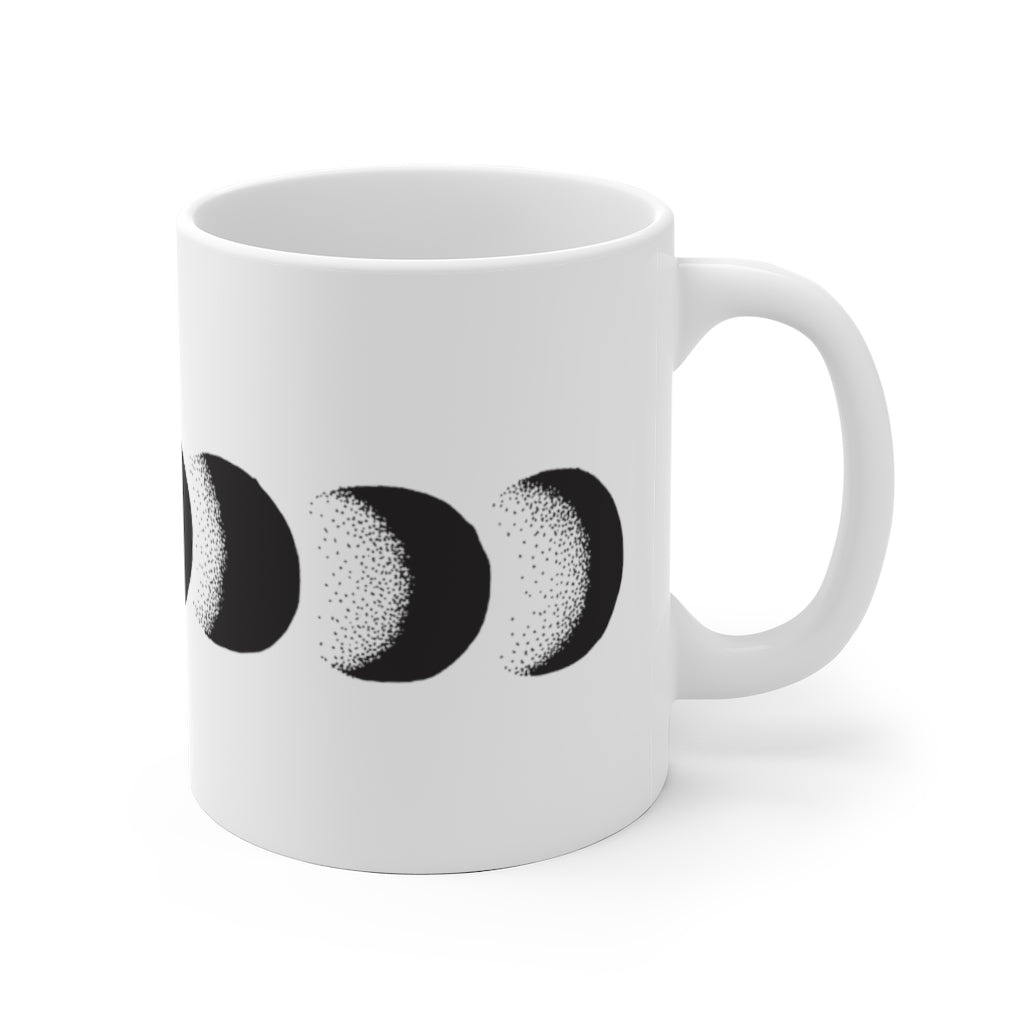 Black Moon Phase Mug - 11oz or 15oz