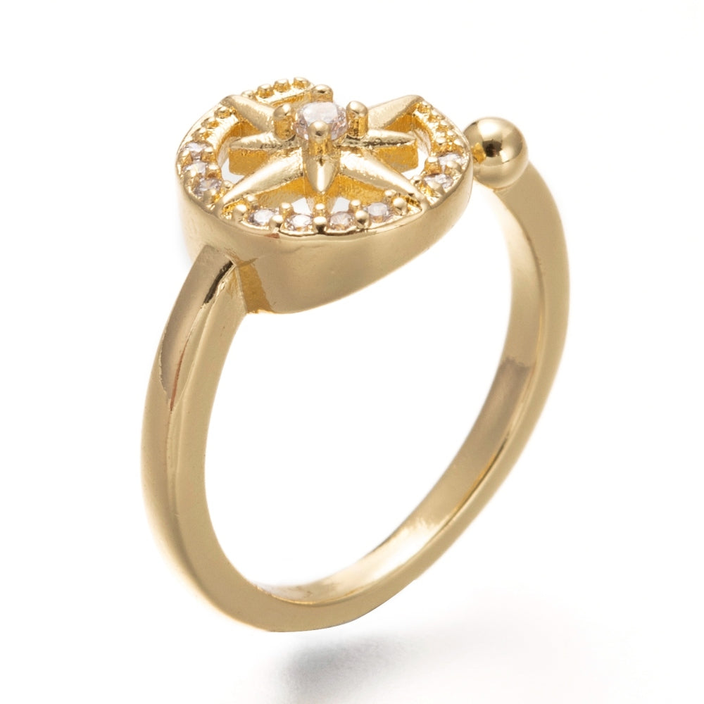 18K Compass Ring