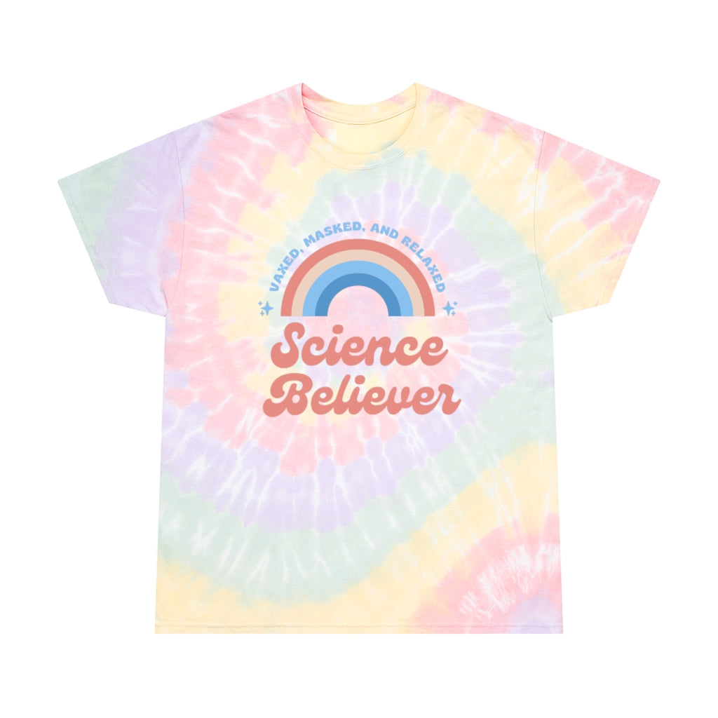 Science Believer Rainbow Tie-Dye Tee