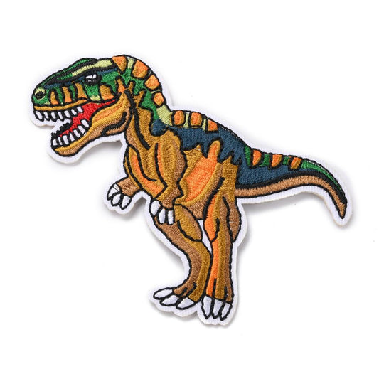 T-Rex Dinosaur - Embroidered Iron-On Patch