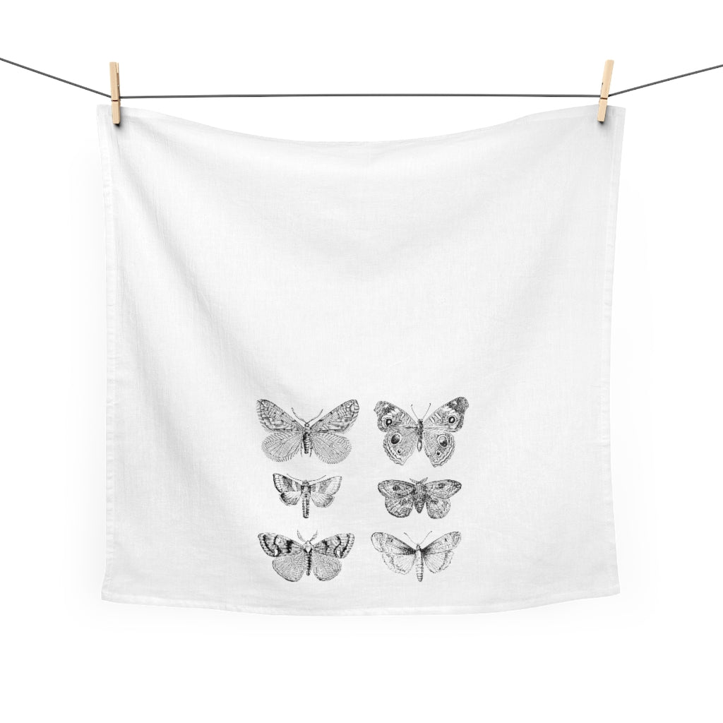 Moth Display Tea Towel