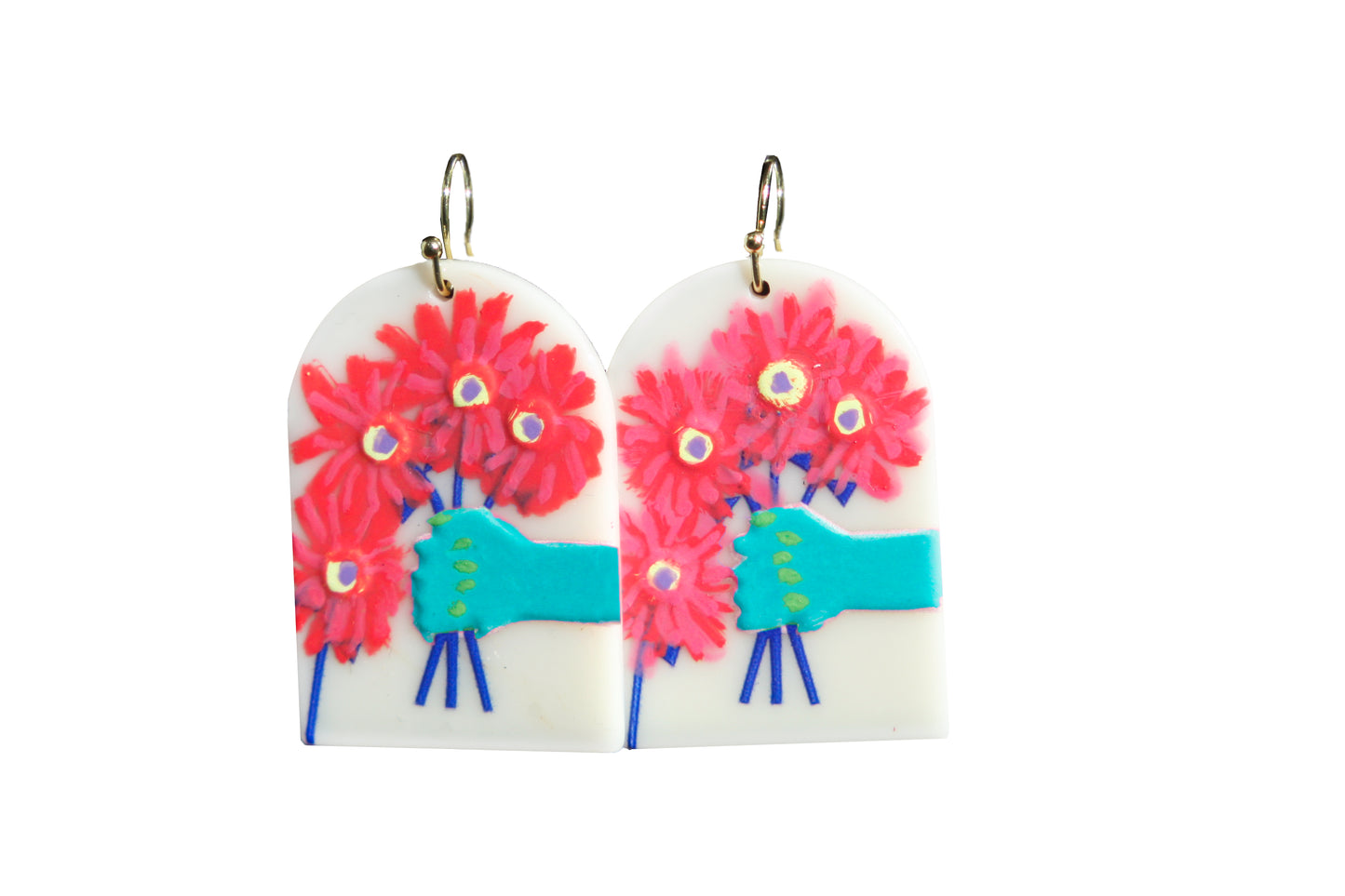 Flowers are Magic - Arch Dangle Earrings