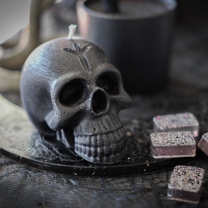 Black Skull Protection Spell 8oz Candle